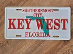 Souvenir nummerbord kentekenplaat Key West Florida, Ophalen of Verzenden, Zo goed als nieuw