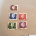 gestemp. postzegels Canada 1,2,3,4,5 en 2 1 en 2 cent, Postzegels en Munten, Postzegels | Amerika, Verzenden, Gestempeld, Noord-Amerika