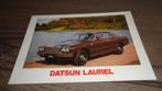 Folder  DATSUN  LAUREL  ,  7-1978, Boeken, Auto's | Folders en Tijdschriften, Verzenden, Zo goed als nieuw, Overige merken