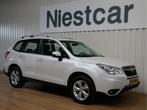 Subaru Forester 2.0 Nagano met leer en navigatie (bj 2016), Auto's, Subaru, Automaat, Euro 5, 15 km/l, Zwart