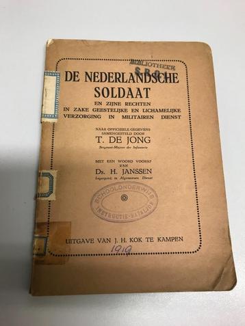 De Nederlandse soldaat en zijne rechten 1919