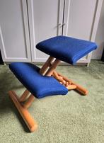 Stokke kniestoel, Ophalen, Ergonomisch, Gebruikt, Blauw