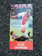 1997-1998-Ajax-Udinese-kick-off., Ophalen of Verzenden, Zo goed als nieuw, Ajax, Overige typen