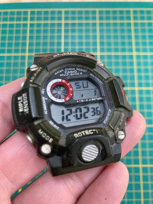 Digitaal horloge geinspireerd op Casio Rangeman GW-9400, Sieraden, Tassen en Uiterlijk, Horloges | Heren, Gebruikt, Polshorloge