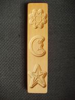 Houten Koekplank Speculaasplank Zon Maan Ster ( zgan ), Ophalen, Zo goed als nieuw