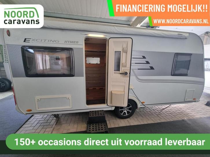 Eriba EXCITING 485 MOVER + ZAKLUIFEL + DAK AIRCO + GFK DAK, Caravans en Kamperen, Caravans, Bedrijf, tot en met 4, 1000 - 1250 kg