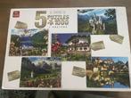5 landschap puzzels 1000 stukjes, Hobby en Vrije tijd, Ophalen of Verzenden, Zo goed als nieuw