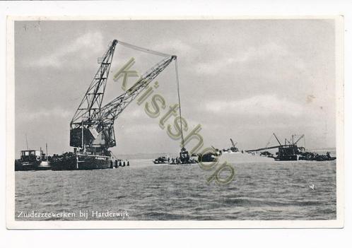 Harderwijk - Zuiderzeewerken [KRST005-2225, Verzamelen, Ansichtkaarten | Nederland, Gelopen, Flevoland, 1960 tot 1980, Verzenden