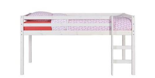 Halfhoogslaper bed Ties - 90x200 cm, Kinderen en Baby's, Kinderkamer | Stapelbedden en Hoogslapers, Zo goed als nieuw, Halfhoogslaper