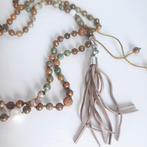 Pimps and pearls Mala edelsteenketting met hanger, Sieraden, Tassen en Uiterlijk, Kettingen, Verzenden