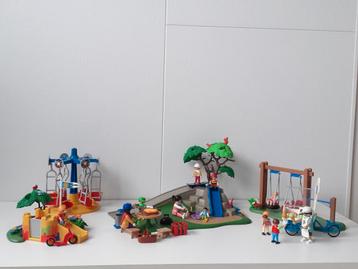 Playmobil GROTE speeltuin 5024 met ijscokar 9426  beschikbaar voor biedingen