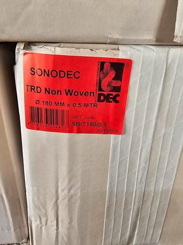 Sonodec trd non woven flexibel 180mm 0.5m 13 st beschikbaar voor biedingen