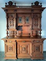 Antieke eikenhouten buffetkast ca. 1880, Antiek en Kunst, Ophalen