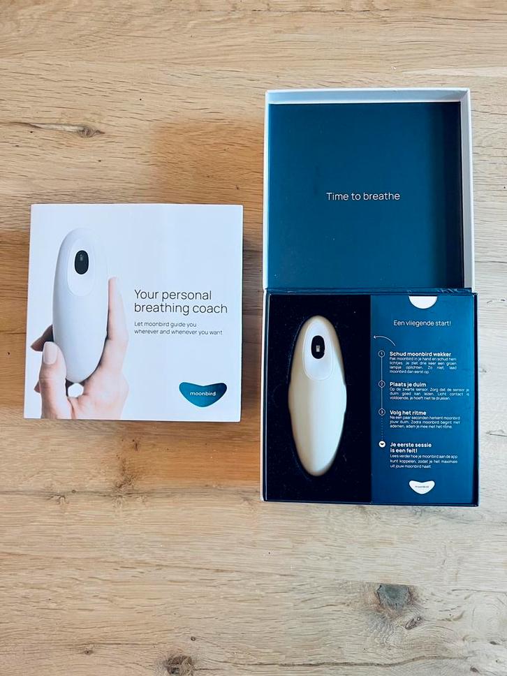 moonbird ademcoach adem coaching meditatie, Sport en Fitness, Gezondheidsproducten en Wellness, Zo goed als nieuw, Overige typen