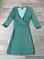 Mooi groen/turkoois King Louie jurkje print Maat M (38/40), Kleding | Dames, Jurken, Maat 38/40 (M), Verzenden, Zo goed als nieuw