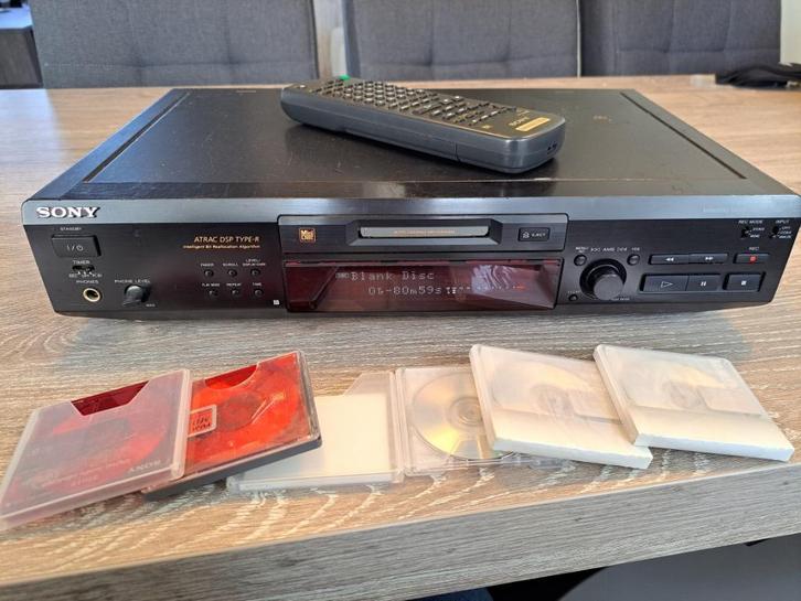 Sony MDS-JE530 Minidisc speler/recorder, Audio, Tv en Foto, Walkmans, Discmans en Minidiscspelers, Minidisc-recorder, Ophalen of Verzenden