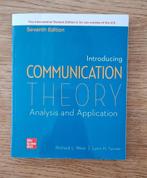 Introducing Communication Theory 7th Edition 9781260575538, Ophalen, Zo goed als nieuw, WO, Richard L. West