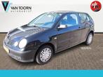 Volkswagen Polo 1.4-16V APK tot 10-04-2026 . (bj 2002), Voorwielaandrijving, Stof, Gebruikt, Zwart