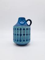 Prachtige vintage West Germany vaas Jasba 1638-15 Blauw, Ophalen of Verzenden
