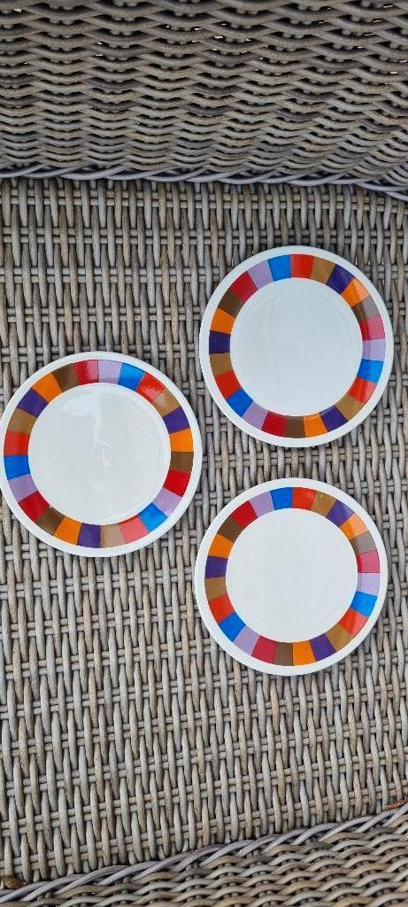 Villeroy en boch Santiago vintage taart bordjes 10 e .p.st., Nieuw, Ophalen of Verzenden, Bord(en), Overige stijlen