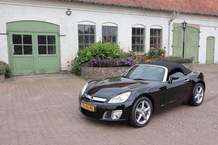 Opel GT 2.0 Turbo 2007 Zwart, 1 eig. 111396 km, 53 Fotos !!, Auto's, Opel, Bedrijf, GT, ABS, Airconditioning, Boordcomputer, Centrale vergrendeling
