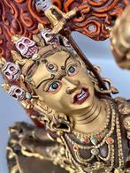 Unieke Vintage Grote Brons Vajrayogini Goldface beeld Nepal, Antiek en Kunst, Ophalen of Verzenden