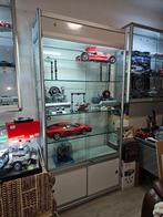 Vitrinekast Aluminium met slot 200cmx100x35cm, Ophalen of Verzenden, 25 tot 50 cm, 50 tot 100 cm, 150 tot 200 cm