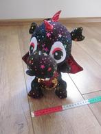 Jafri Toys zwart bling bling glitter draak knuffel rode stek, Ophalen of Verzenden, Nieuw, Paard