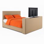 Boxspring tv lift 180x200 cm showmodel €1359,-, Overige kleuren, Ophalen of Verzenden, 180 cm, 200 cm