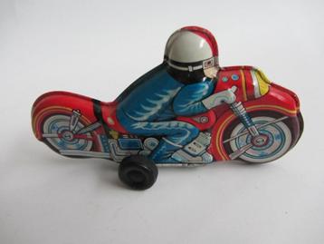 Blikken speelgoed - Motorrijder beschikbaar voor biedingen