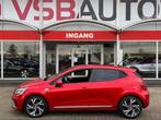 Renault CLIO 1.0 TCE 100PK R.S. LINE HALF-LEER NAVIGATIE CAM, Auto's, Voorwielaandrijving, 101 pk, Gebruikt, 580 kg