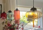 Bol lampen gekleurd, Huis en Inrichting, Lampen | Hanglampen, 50 tot 75 cm, Glazen bollen, Ophalen of Verzenden, Glas