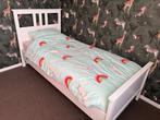 Wit 1-persoons bed, 90 x 200, Hemnes, incl. bodem, Kinderen en Baby's, Kinderkamer | Bedden, Ophalen, Zo goed als nieuw, 180 cm of meer