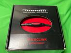Transparant Musiclink RCA Interlink Kabel, Ophalen of Verzenden, Gebruikt, Minder dan 2 meter, Interlink-kabel