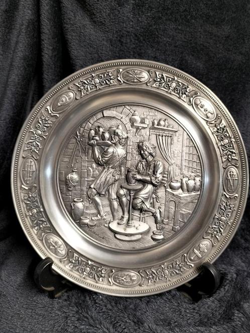 Tinnen wandborden, Antiek en Kunst, Antiek | Tin, Verzenden