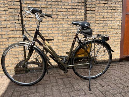 fiets, Fietsen en Brommers, Fietsen | Dames | Damesfietsen, Zo goed als nieuw, Overige merken, Versnellingen, 53 tot 56 cm, Ophalen