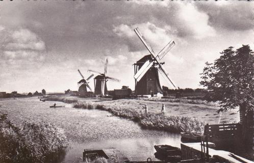 02360 - Stompwijk - Drie watermolens langs de Voor, Verzamelen, Ansichtkaarten | Nederland, Ongelopen, Zuid-Holland, 1960 tot 1980