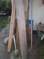 Houten vloerbalken., Doe-het-zelf en Verbouw, Ophalen, Plank