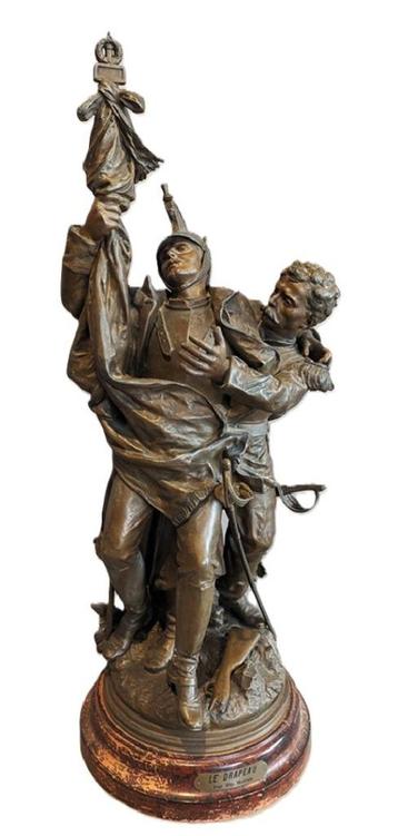 Sculpture van H. Moreau 78cm hoog *richtprijs €350 - €400* beschikbaar voor biedingen