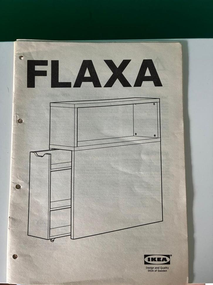 IKEA Flaxa Bedkastje met Uitschuifbaar Deel, Kinderen en Baby's, Kinderkamer | Bedden, Gebruikt, Minder dan 140 cm, Minder dan 70 cm