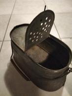 Vintage Zinken Wormen Bewaar Emmer, Antiek en Kunst, Ophalen of Verzenden