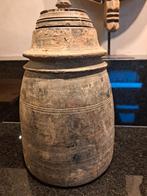 Mooie oude landelijke nepalese pot, Huis en Inrichting, Ophalen of Verzenden, Zo goed als nieuw