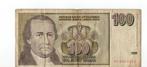 100 Dinara Joegoslavië, Postzegels en Munten, Bankbiljetten | Europa | Niet-Eurobiljetten, Verzenden, Joegoslavië, Los biljet
