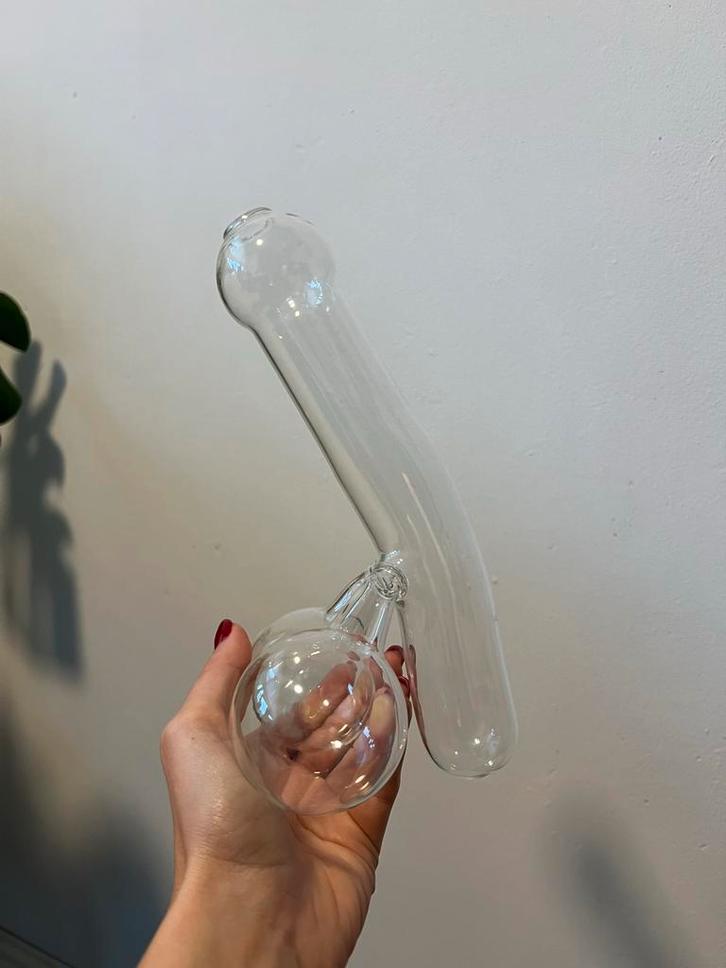Piemel Vormige Vaas/Karaf/Glaswerk, Huis en Inrichting, Woonaccessoires | Vazen, Nieuw, Overige kleuren, Minder dan 50 cm, Glas