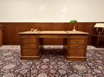 Klassiek Engels Chesterfield Bureau Partnerdesk, Ophalen