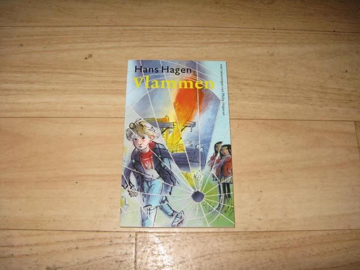 Hans Hagen - Vlammen (9685), Boeken, Kinderboeken | Jeugd | 10 tot 12 jaar, Gelezen, Ophalen of Verzenden