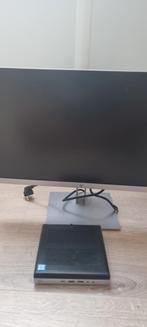 Hp elitedesk i7 desktop inclusief monitor, Computers en Software, Desktop Pc's, Hp, 32 GB, Met monitor, Zo goed als nieuw