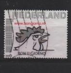 ‹(•¿•)› nl k0021 kip ik heb je, Ophalen of Verzenden, Na 1940, Gestempeld