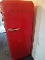 Rode SMEG koelkast, Witgoed en Apparatuur, Koelkasten en IJskasten, Gebruikt, Ophalen