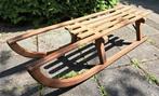 Stevige vintage houten slee Alaska, 100 x 30 x 25 cm, Ophalen, Gebruikt, Hout